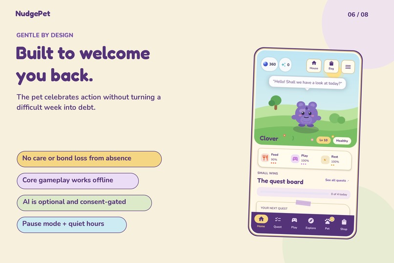 Nudge Pets – screenshot 2