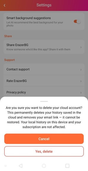 ErazerBG: AI Background Remover & Replacer – screenshot 15