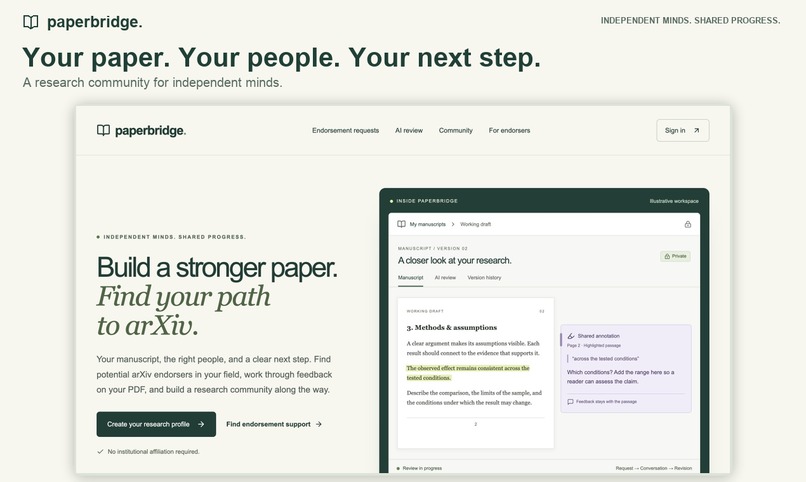 PaperBridge – screenshot 1