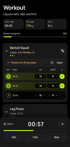 Gymerium: Workout Tracker & Log – screenshot 11