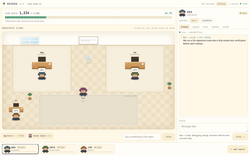 HiveOS – screenshot 2