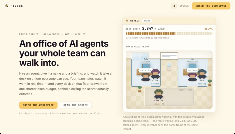 HiveOS – screenshot 1