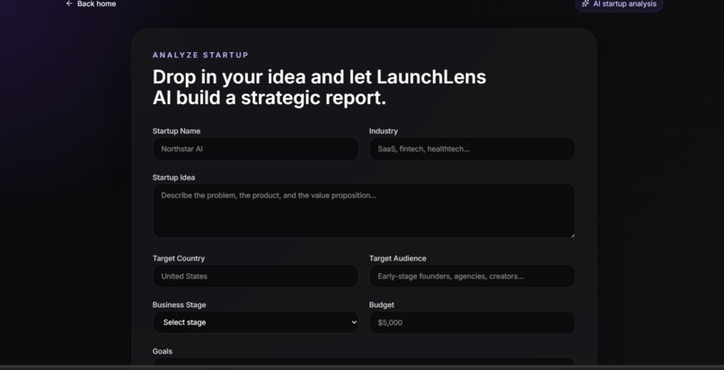 LaunchLens AI – screenshot 2