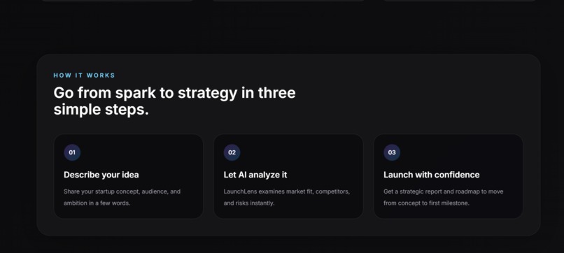 LaunchLens AI – screenshot 3