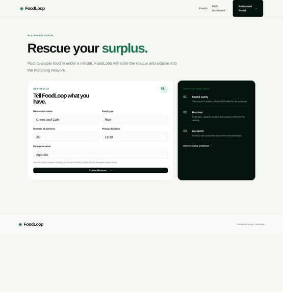 FoodLoop – screenshot 1