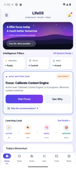 LIFEOS – screenshot 2