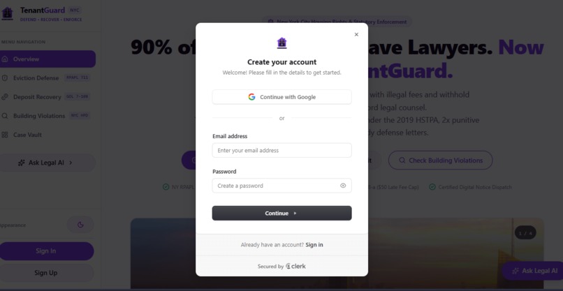 Tenant Guard – screenshot 1
