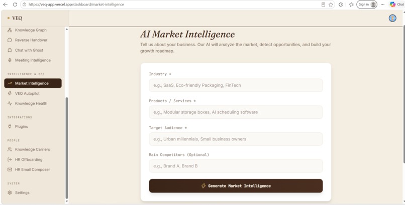 VEQ - The Knowledge Continuity Platform – screenshot 5