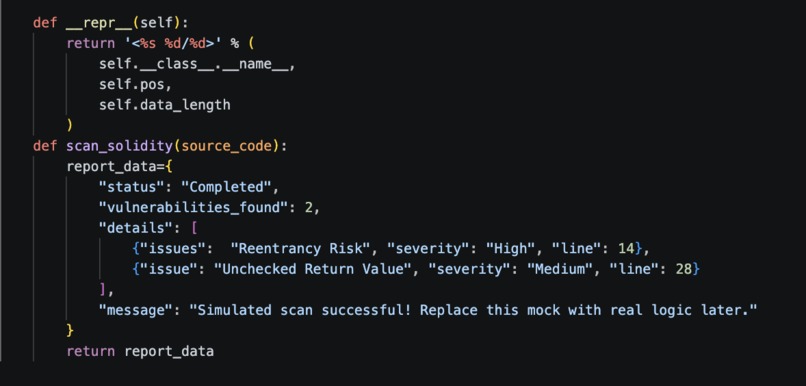 Smart Contract Vulnerability Scanner – screenshot 3