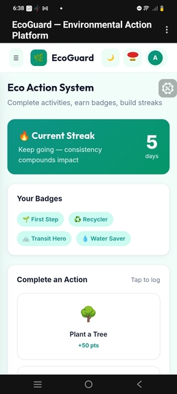 EcoGuard Environmental Action Platfor – screenshot 4