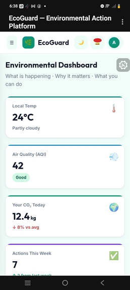 EcoGuard Environmental Action Platfor – screenshot 5