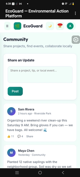 EcoGuard Environmental Action Platfor – screenshot 7