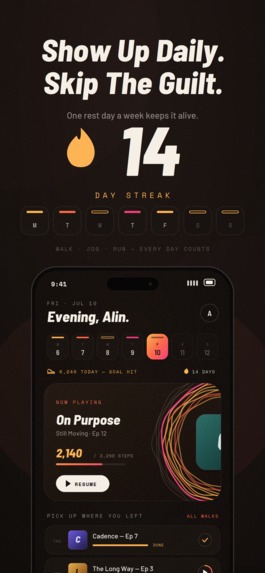 Mosey: Walking Podcast Player – screenshot 4