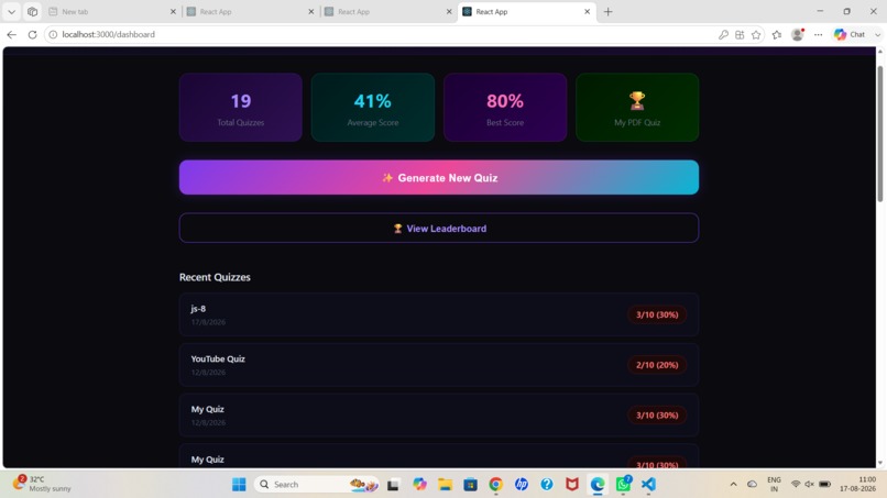 AI-Quiz-Generator – screenshot 1