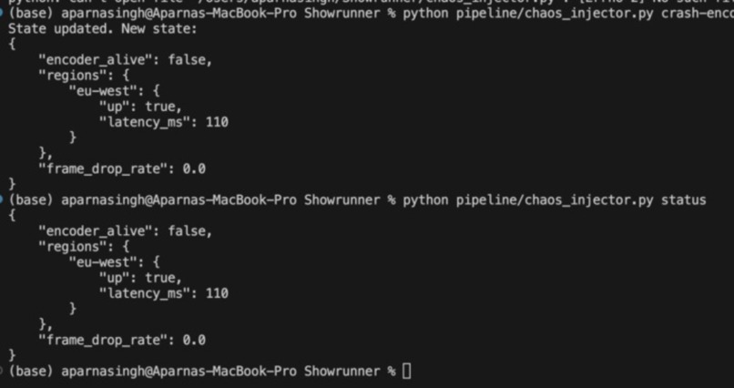 ShowRunner — Autonomous SRE for Broadcast Systems – screenshot 2