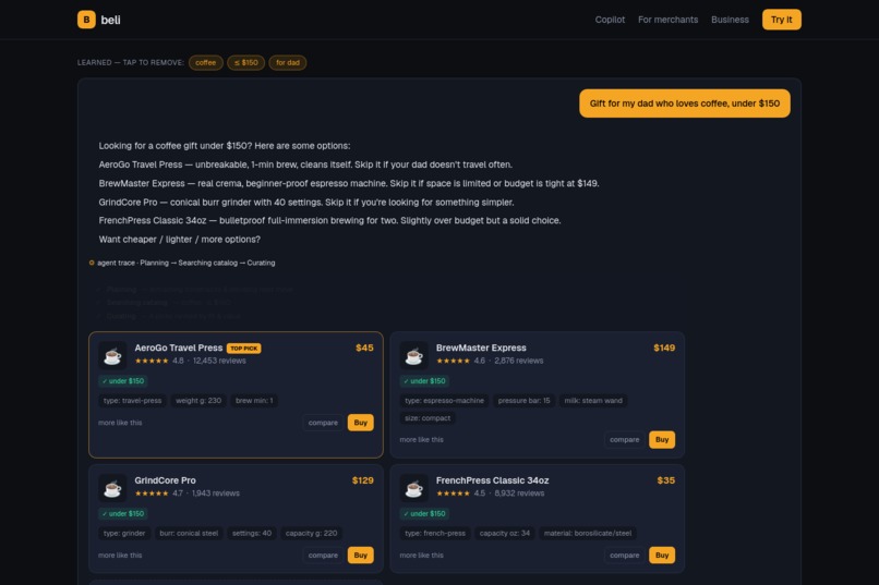 Beli – screenshot 3