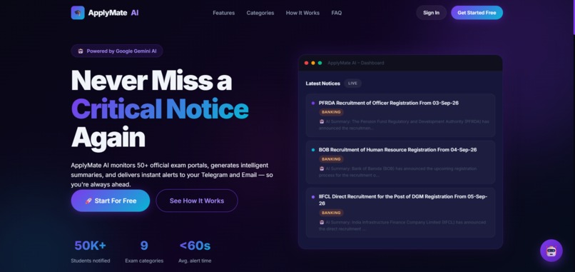 ApplyMate-AI – screenshot 1