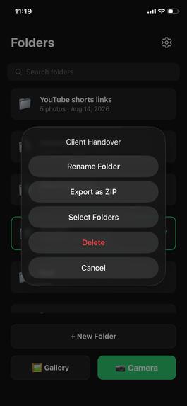 ToFolder – screenshot 2