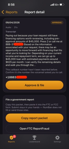 NumBan: Fight Phone Scammers – screenshot 7