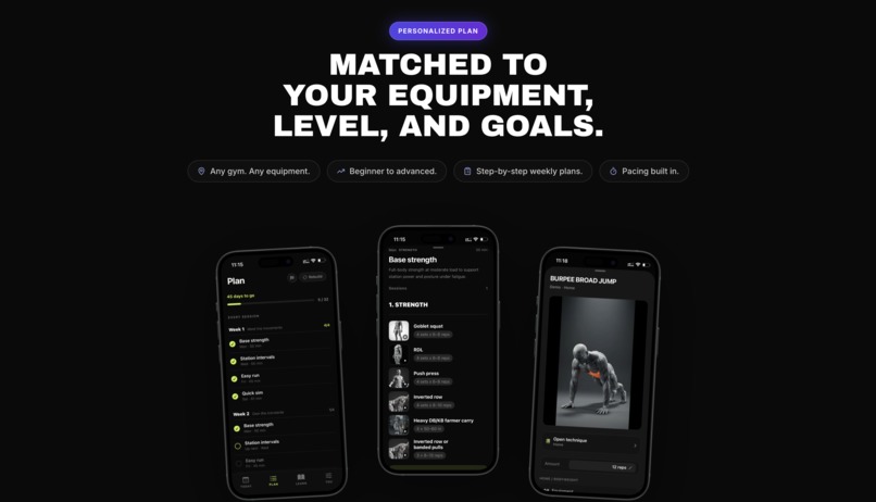 RoxPath -- Your Personal Hyrox Coach – screenshot 2