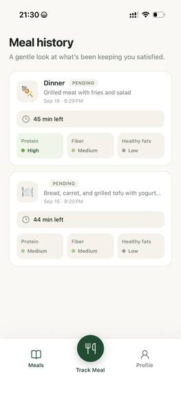 Mindful Eating Coach - Satia – screenshot 2