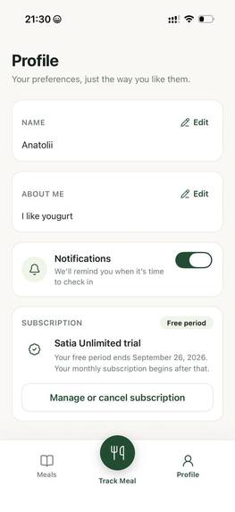 Mindful Eating Coach - Satia – screenshot 3