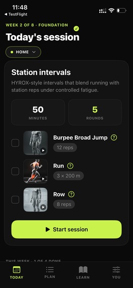 RoxPath -- Your Personal Hyrox Coach – screenshot 8