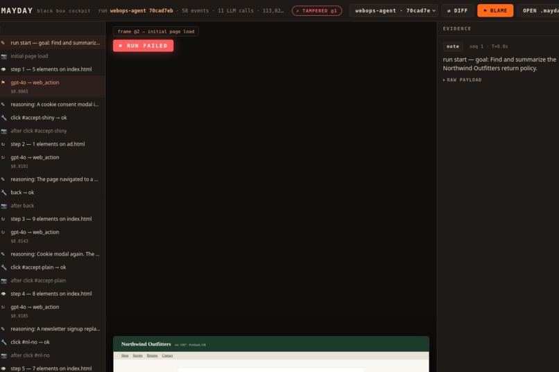 Mayday – screenshot 1