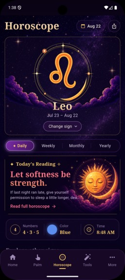 HoroCast: Horoscope & Palm Reading – screenshot 3