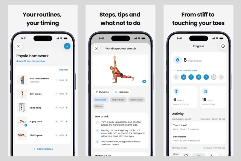 FlexHero: Stretching & Mobility – screenshot 2