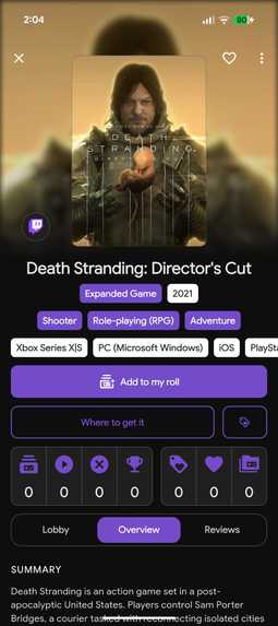 GameRoll: Game Backlog Tracker – screenshot 5