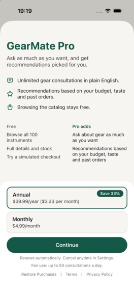 GearMate – screenshot 2