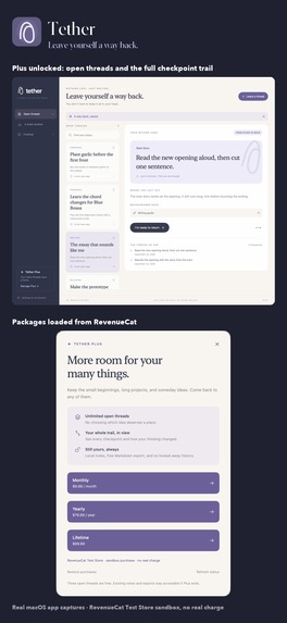 Tether – screenshot 1