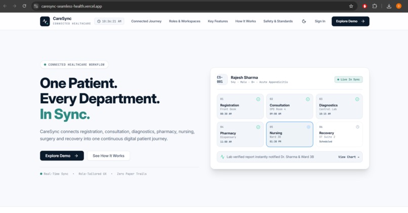 CareSync — Seamless Health – screenshot 1