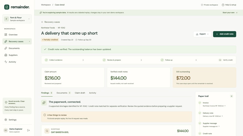 Remainder – screenshot 3