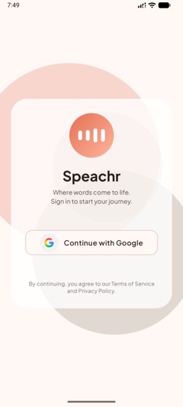 Speachr – screenshot 1