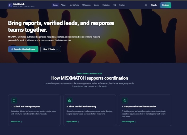 MisXMatch - AI Missing Person Identification Platform – screenshot 4