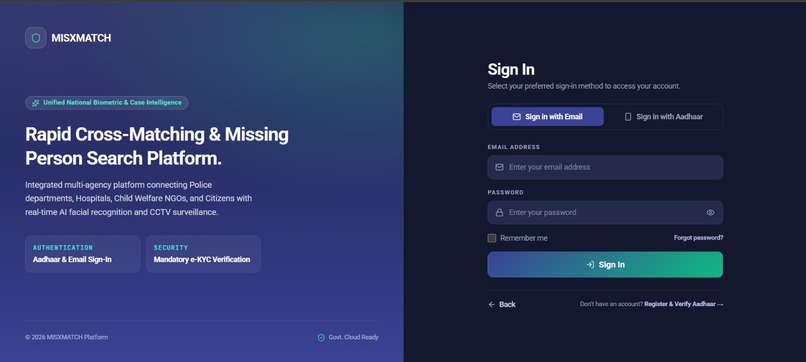 MisXMatch - AI Missing Person Identification Platform – screenshot 7