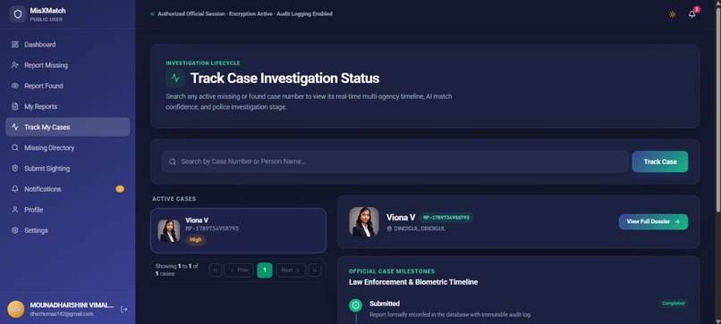 MisXMatch - AI Missing Person Identification Platform – screenshot 10