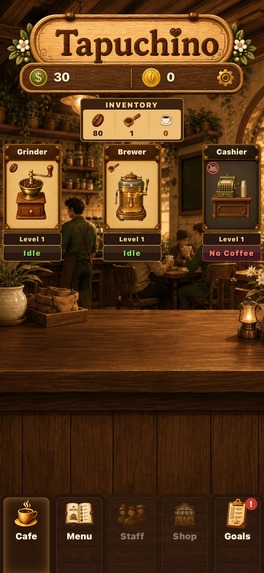 Tapuchino: Idle Cafe Tycoon – screenshot 2