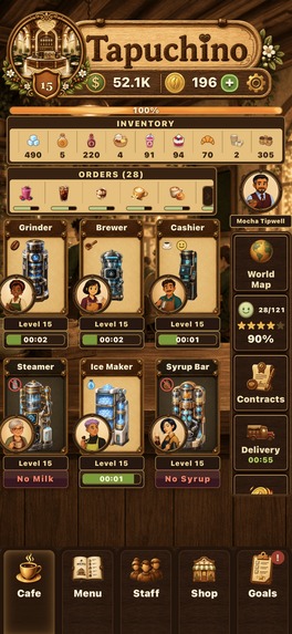 Tapuchino: Idle Cafe Tycoon – screenshot 3