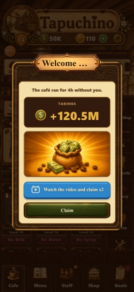 Tapuchino: Idle Cafe Tycoon – screenshot 7