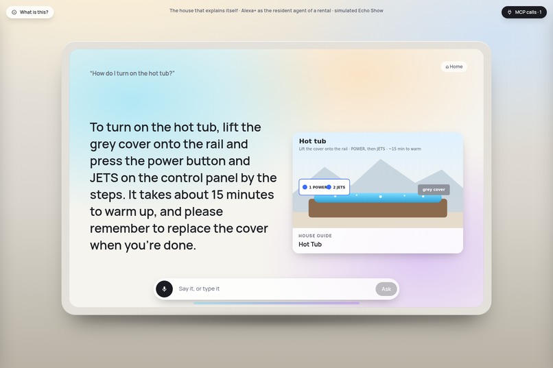 The house that explains itself – screenshot 2