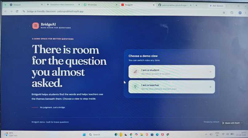 BridgeAI – The Friendly Classroom – screenshot 1