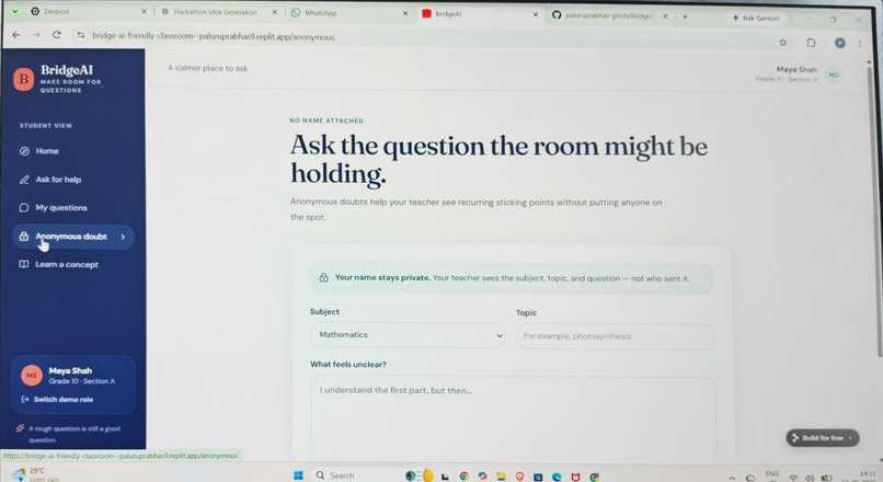 BridgeAI – The Friendly Classroom – screenshot 5