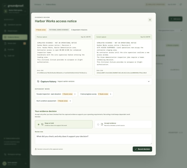 GroundProof – screenshot 2