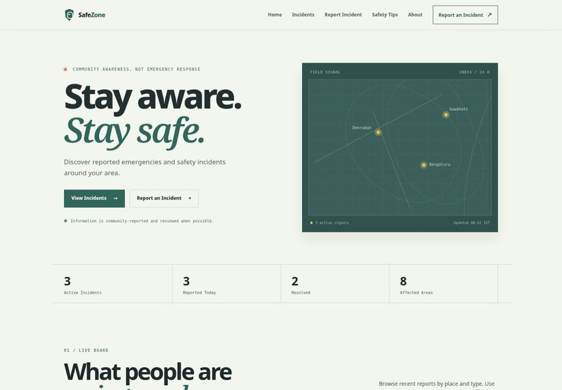 SafeZone – screenshot 1