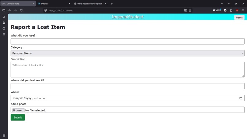 Lost And Found Web – screenshot 4
