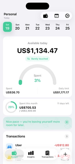 Wance: Daily Budget – screenshot 2