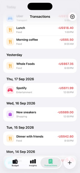 Wance: Daily Budget – screenshot 4